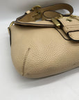 Vintage Coach Beige Pebbled Leather Soho Shoulder Bag 11840