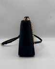 Michael Kors Chelsea Black Saffiano Leather Convertible Crossbody Clutch - NWT