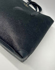 Kate Spade Black Leather Shimmy Tote Bag