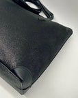 Kate Spade Black Leather Shimmy Tote Bag