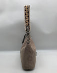 The Sak Gray Genuine Suede De Young Shoulder Bag