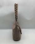 The Sak Gray Genuine Suede De Young Shoulder Bag