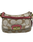 Coach Beige Kristen Signature East/West Crossbody Bag