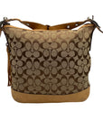 Coach Beige Vintage Y2K Signature Canvas Slim Shoulder Bag-9349