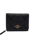 Coach Brown Small Trifold Wallet