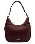 Coach Burgundy Jules Leather Shoulder Bag CC756