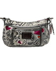 Coach Poppy Graffiti Fabric Groovy Shoulder Bag-14549