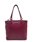 Coach Purple Patent Leather Gallery Embossed Tote Bag F19818