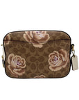 Coach Rose Print Signature Coated Canvas Crossbody Bag- 31695
