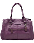 Coach Soft Lavender Pebbled Leather Penelope Shoulder Bag F14682