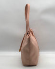 Vince Camuto Light Pink Leather Slim Tote Bag
