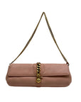 Juicy Couture Pink Faux Leather Vintage Party Clutch