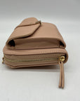 Miztique Pink Leather Crossbody Bag