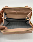 Miztique Pink Leather Crossbody Bag