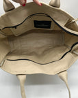 Marc Jacobs Beige Canvas Tote Bag