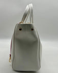 On 34th Bright White Faux Leather Robbinn Medium Satchel Bag