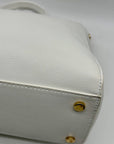 On 34th Bright White Faux Leather Robbinn Medium Satchel Bag