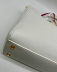 On 34th Bright White Faux Leather Robbinn Medium Satchel Bag