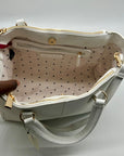 On 34th Bright White Faux Leather Robbinn Medium Satchel Bag