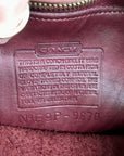 Vintage Coach Mahogany Leather Court Crossbody Bag