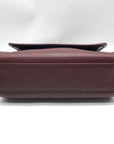 Vintage Coach Mahogany Leather Court Crossbody Bag