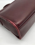 Vintage Coach Mahogany Leather Court Crossbody Bag