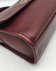 Vintage Coach Mahogany Leather Court Crossbody Bag