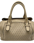 Kate Spade Mercer Isle Sloan Goose Egg Leather Die Cut Satchel Bag