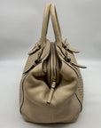 Kate Spade Mercer Isle Sloan Goose Egg Leather Die Cut Satchel Bag