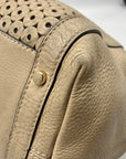 Kate Spade Mercer Isle Sloan Goose Egg Leather Die Cut Satchel Bag
