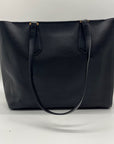 Michael Kors Black Pebbled Leather Kimberly Large Tote Bag