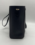 Michael Kors Black Pebbled Leather Kimberly Large Tote Bag