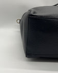 Michael Kors Black Pebbled Leather Kimberly Large Tote Bag