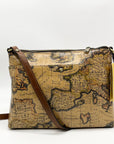 Patricia Nash European Mapprint Kirby Crossbody Bag