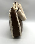 Jen & CO. Brown Faux Leather Shoulder Bag