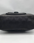 Coach Black Canvas Signature Campbell Convertible Satchel Bag F26243
