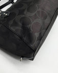 Coach Black Canvas Signature Campbell Convertible Satchel Bag F26243