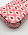 Kate Spade Pink Laurel Way Ikat Posey Foldover Crossbody bag