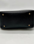 Ralph Lauren Black Leather Satchel Bag