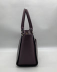 Kate Spade Plum Boarskin Leather Grove Street Lana Convertible Satchel