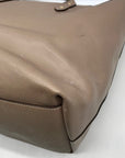 Coach Taupe Pebbled Leather City Tote Bag