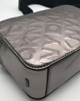 DKNY Metallic Silver Small Ashlyn Crossbody Camera Bag