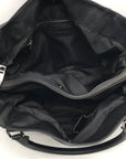 Burberry Black Nylon & Leather Trim Logo Montclare Tote