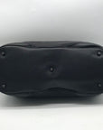 Burberry Black Nylon & Leather Trim Logo Montclare Tote