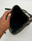 Coach Brown Signature Canvas Rowan File Bag C1554
