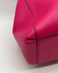 Coach Pink Pebbled Leather Christie Carryall Convertible Tote
