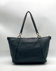 Coach Black Embossed Leather Ava Tote Bag F28558