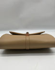 MMS Beige Leather Mini Crossbody Bag