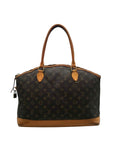 Louis Vuitton Brown Monogram Coated Canvas Lockit Tote Bag