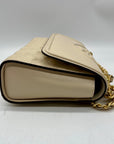 Tory Burch Beige Leather Shoulder Bag